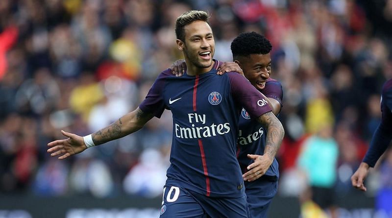 Neymar moved to PSG in a record transfer