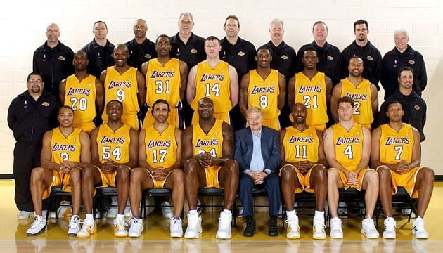 L.A. Lakers&#039; 2003-04 roster