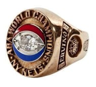 Julius Erving's 1976 ABA Championship ring