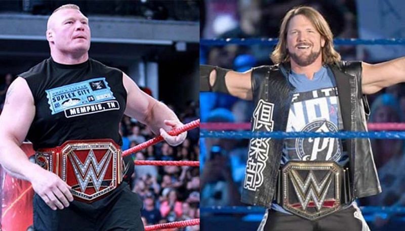 Clearly, only one of them can defend the Title in the main event of Wrestlemania