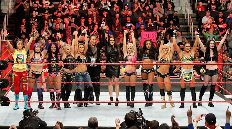 Royal Rumble women&#039;s contestants.