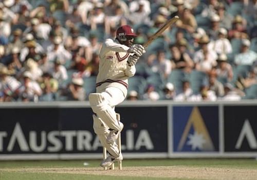 Carl Hooper of the West Indies in action batting