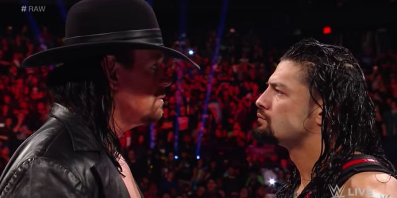 The Deadman&#039;s record at Wrestlemania 33 became 23-2, at the hands of Roman Reigns