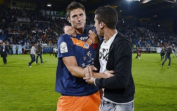The goals of Olivier Giroud helped Montpellier to upset the cart in Ligue One