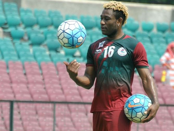 I-League 2017/18: Despite injury, Mohun Bagan captain Sony Norde shows class by taking over training session