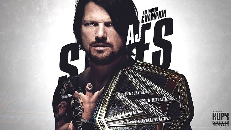 AJ Styles with the big belt.