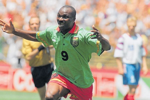 Roger Milla and Cameroon became cult favourite underdogs at the 1990 World Cup