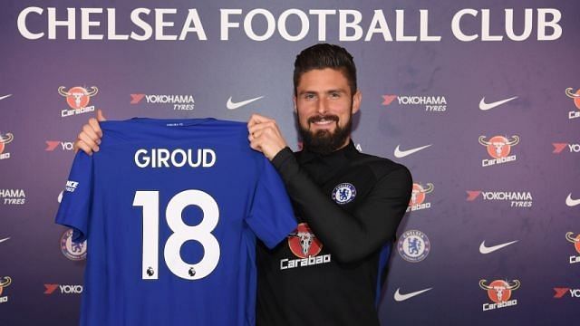 Giroud is now a Chelsea player