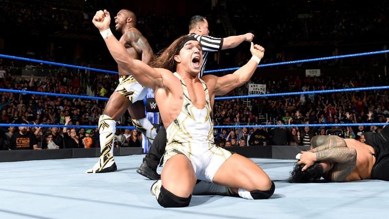 Chad Gable thinks he has won the Tag Team Titles for his team