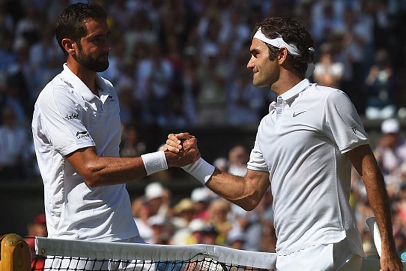 Federer and Cilic met in the finals of Wimbledon last year