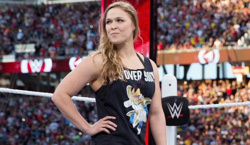 Ronda Rousey made her WWE debut during the Royal Rumble pay-per-view