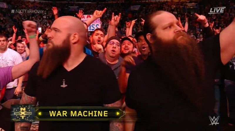 War Machine was spotted ringside at Takeover: Philadelphia