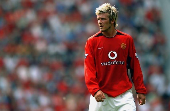 David Beckham of Manchester United