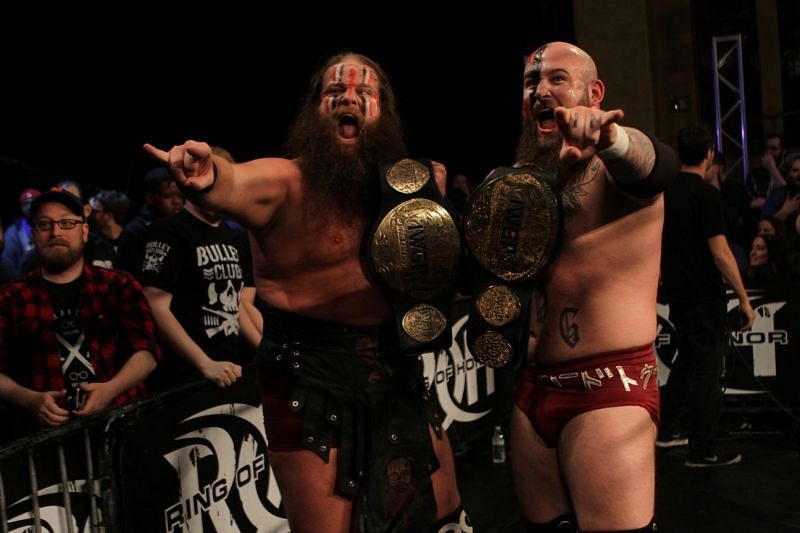 War Machine captured the IWGP tag team championship.