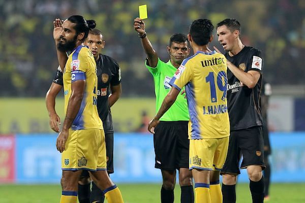 Jhingan shown a yellow card