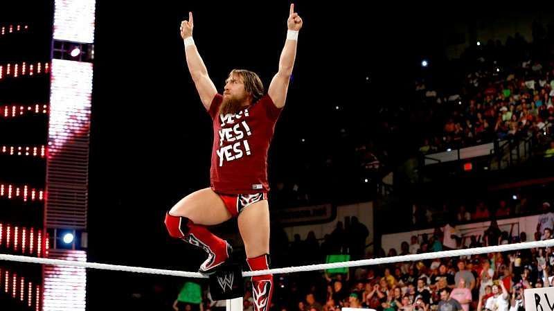 Daniel Bryan wearing his Yes T-Shirt