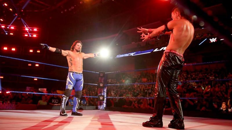 AJ Style vs. Shinsuke Nakamura for the WWE Championship, Wrestlemania 34