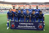 The Chennaiyin FC lineup (Image: ISL)