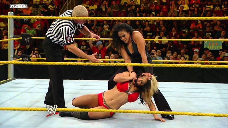 Kaitlyn won the third season of NXT