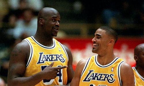 Shaquille O'Neal and Rick Fox aren't the only members of the Lakers three-peating squad that also played for the Celtics. 