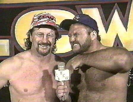 AA and Terry Funk in ECW