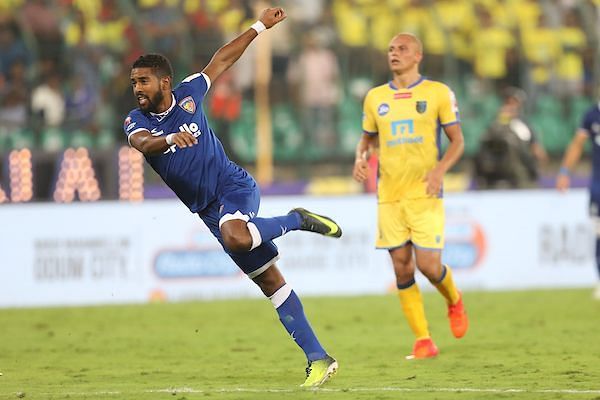 Gregory Nelson has been a revelation for Chennaiyin FC this season. (Photo: ISL)