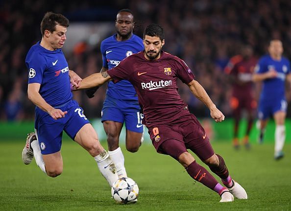 Chelsea FC v FC Barcelona - UEFA Champions League Round of 16: First Leg