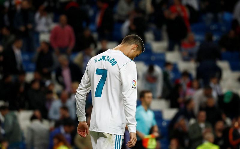 Cristiano Ronaldo has not hidden his frustration on the pitch this season