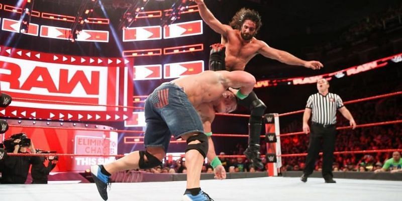 Seth Rollins could be stomping quite a few at Elimination Chamber
