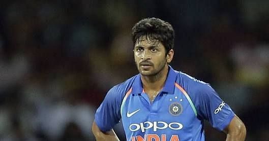 Thakur came in for Bhuvneshwar Kumar and made an instant impact