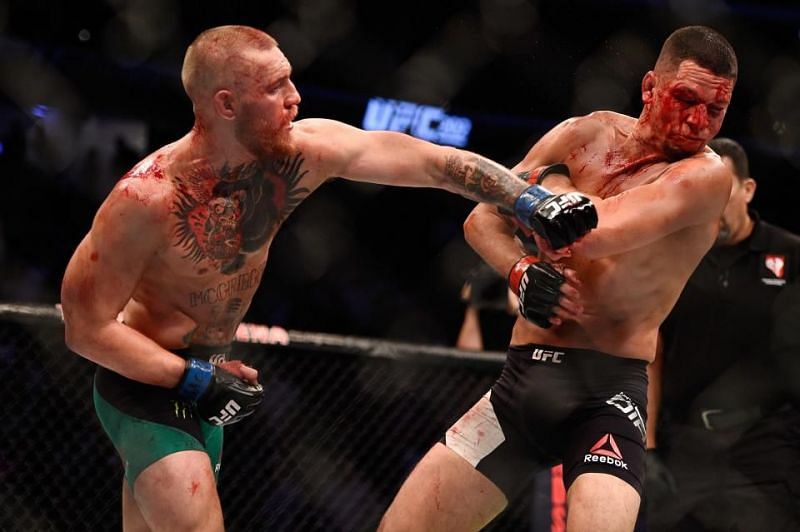 Conor McGregor and Nate Diaz have fought in two of the biggest wars in UFC history 