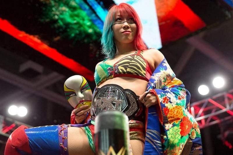 Asuka, formerly known as Kana in her Native Japan, as NXT champion.