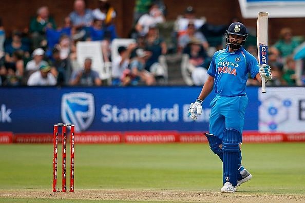 Rohit broke his duck in South Africa as he brought up his maiden ODI century in the country