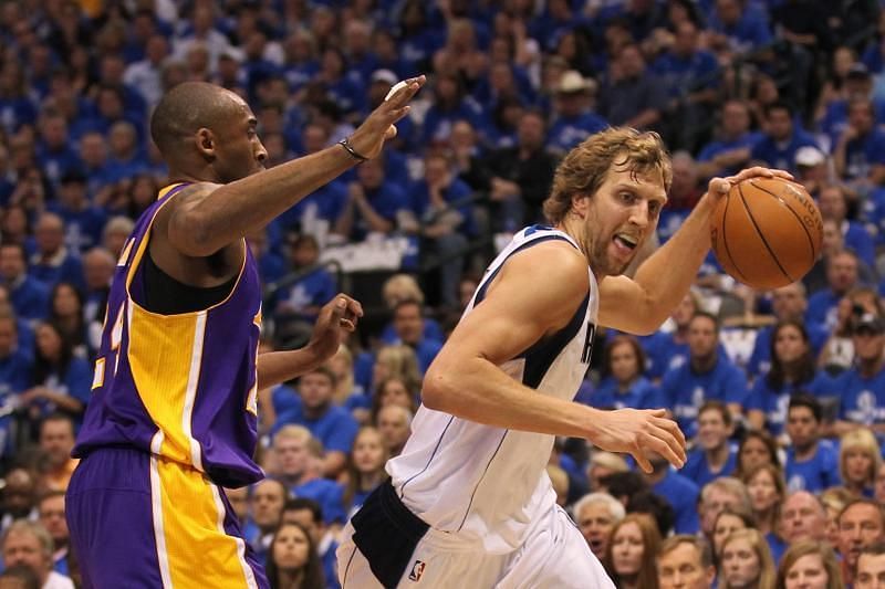 Kobe Bryant and Dirk Nowitzki