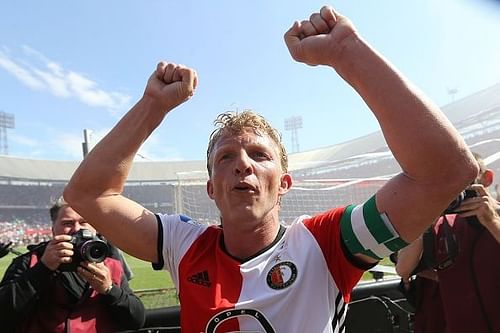 Kurt after securing Feyenoord's famous title win in 2017