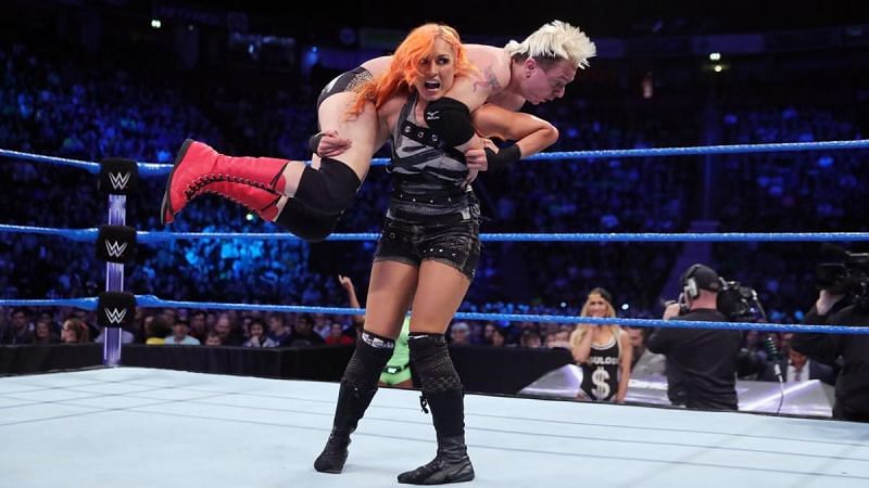 The most recent inter-gender wrestling match in WWE