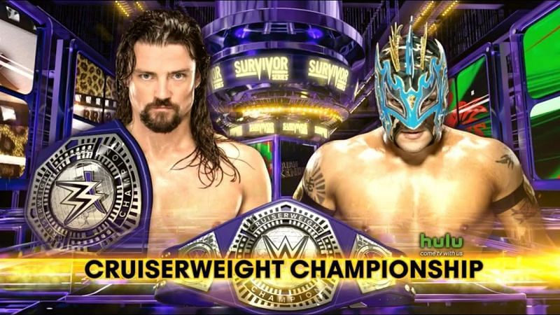If Kalisto wins he takes the Cruiserweight Division to Smackdown Live!, circa Survivor Series 2016