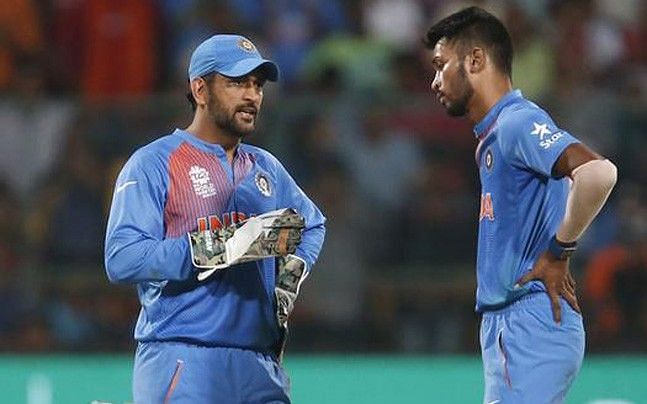 Image result for dhoni and pandya