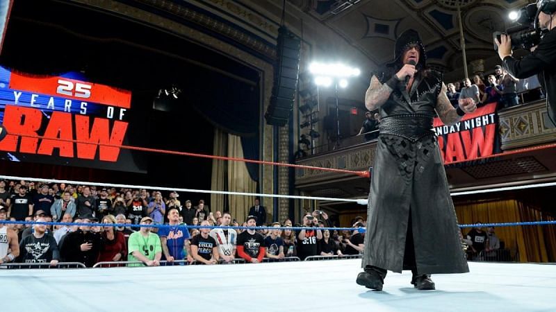 The Undertaker at the 25th anniversary