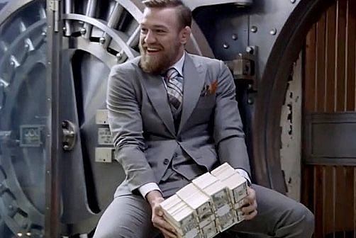 McGregor seemingly has an obsession with money