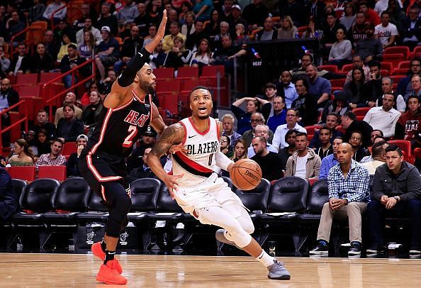 Portland Trail Blazers v Miami Heat