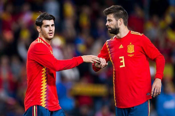 The duo are teammates for the Spain national team