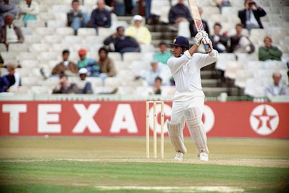 Tendulkar helped India save the Old Trafford Test of 1990 with an unbeaten hundred