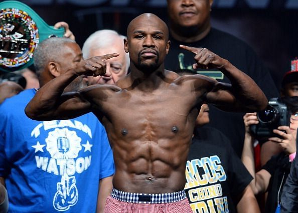 Floyd Mayweather Jr. v Marcos Maidana - Weigh-In