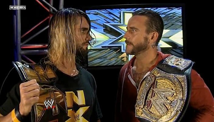 CM Punk and Seth Rollins