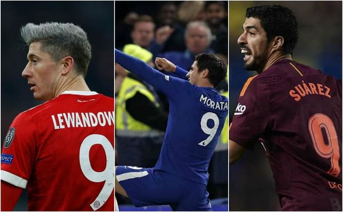 The top Number 9s in European football this season