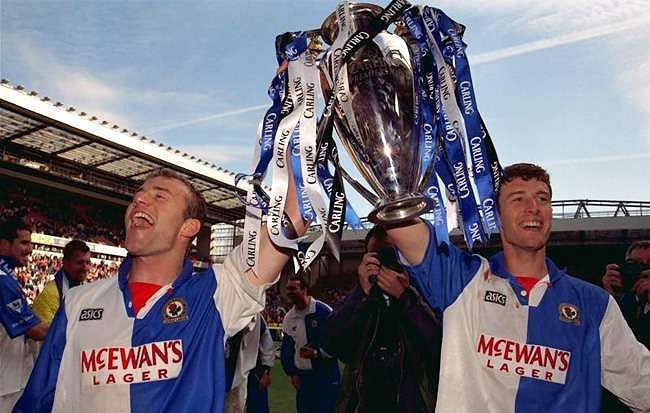 Alan Shearer and Chris Sutton fired Blackburn to the Premier League title, but couldn&#039;t follow it up