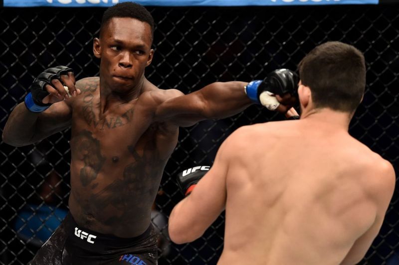 Israel Adesanya used his vaunted striking to stop Rob Wilkinson