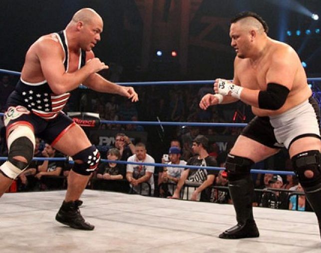 Samoa Joe vs Kurt Angle