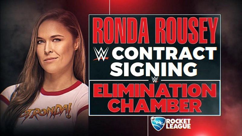 Enter caRonda Rousey will sign her contract in two weeks